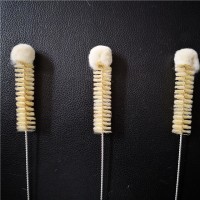 2019 Factory hotsale Bristle and cotton wire tube cleaning brush lab test tube brush